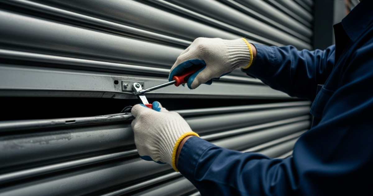 Manutenção de Porta de Aço